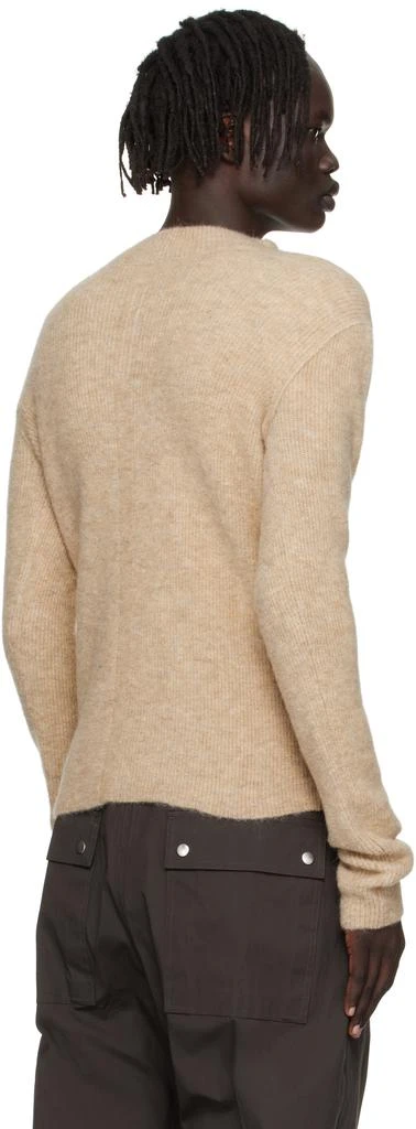Rick Owens Beige Concordians Headon Pull Sweater 3