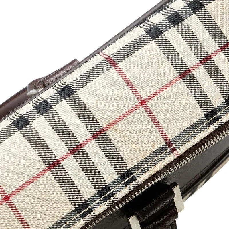 Burberry Nova Check Canvas Leather Briefcase 4