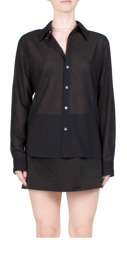 6397 6397 - Sheer Button Down Shirt