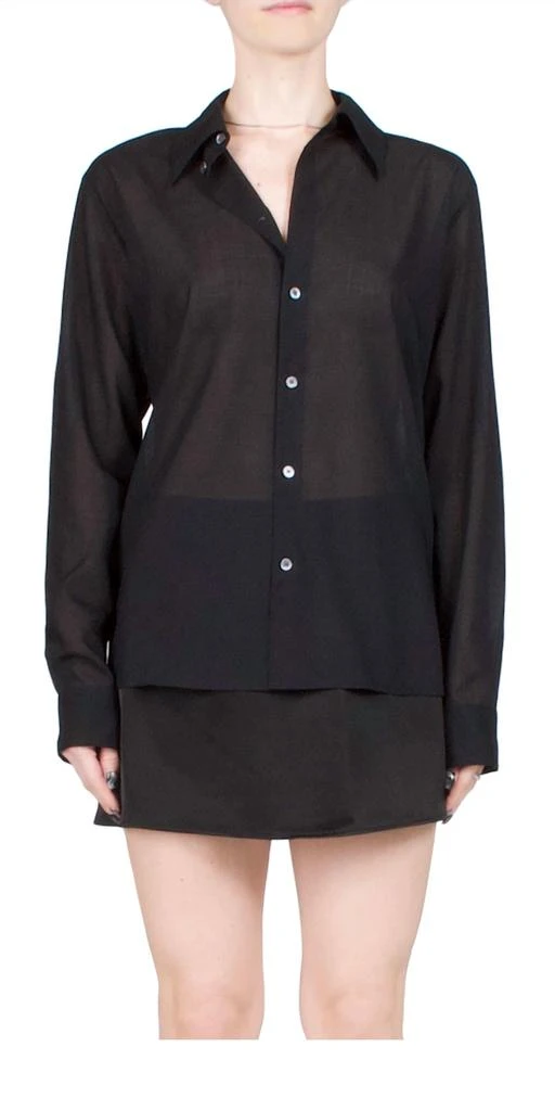 6397 6397 - Sheer Button Down Shirt 1