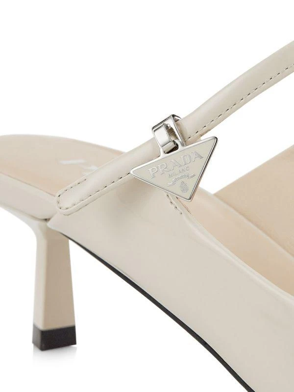 Prada 45MM Patent Leather Pumps 6