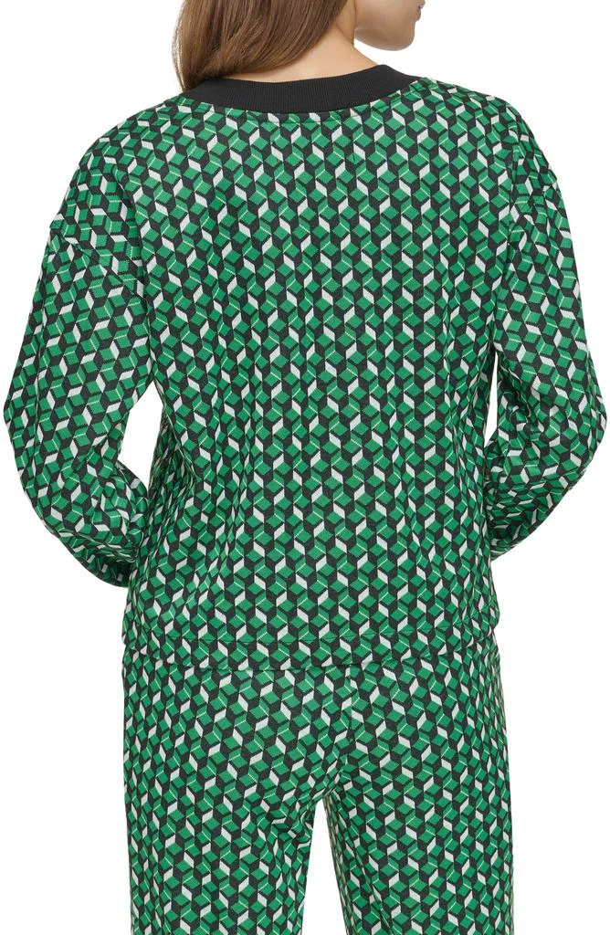 Andrew Marc Sport Geo Jacquard Cardigan 2