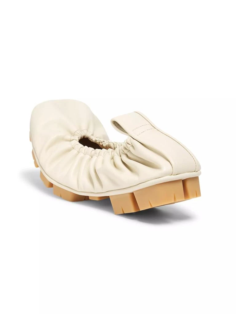 Bottega Veneta Shore Leather Ballerina Flats 3