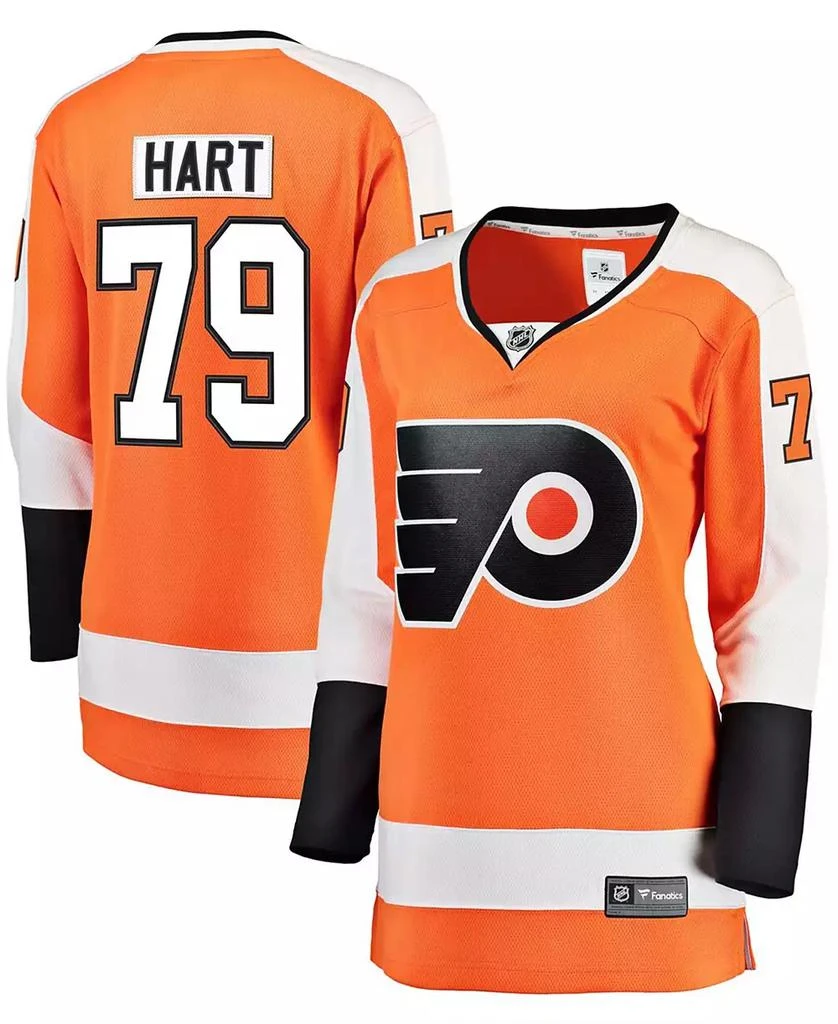 Fanatics Women's Carter Hart Philadelphia Flyers Orange Home Premier Breakaway Player Jersey 1