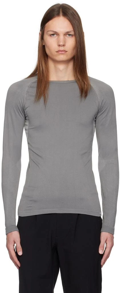 GR10K SSENSE Exclusive Gray Transport First Layer Long Sleeve T-Shirt 1