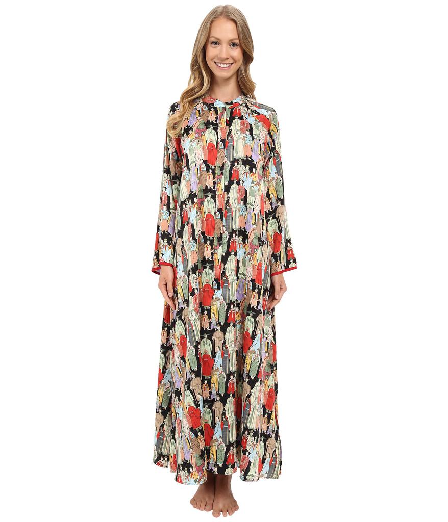 Natori Dynasty Zip Caftan