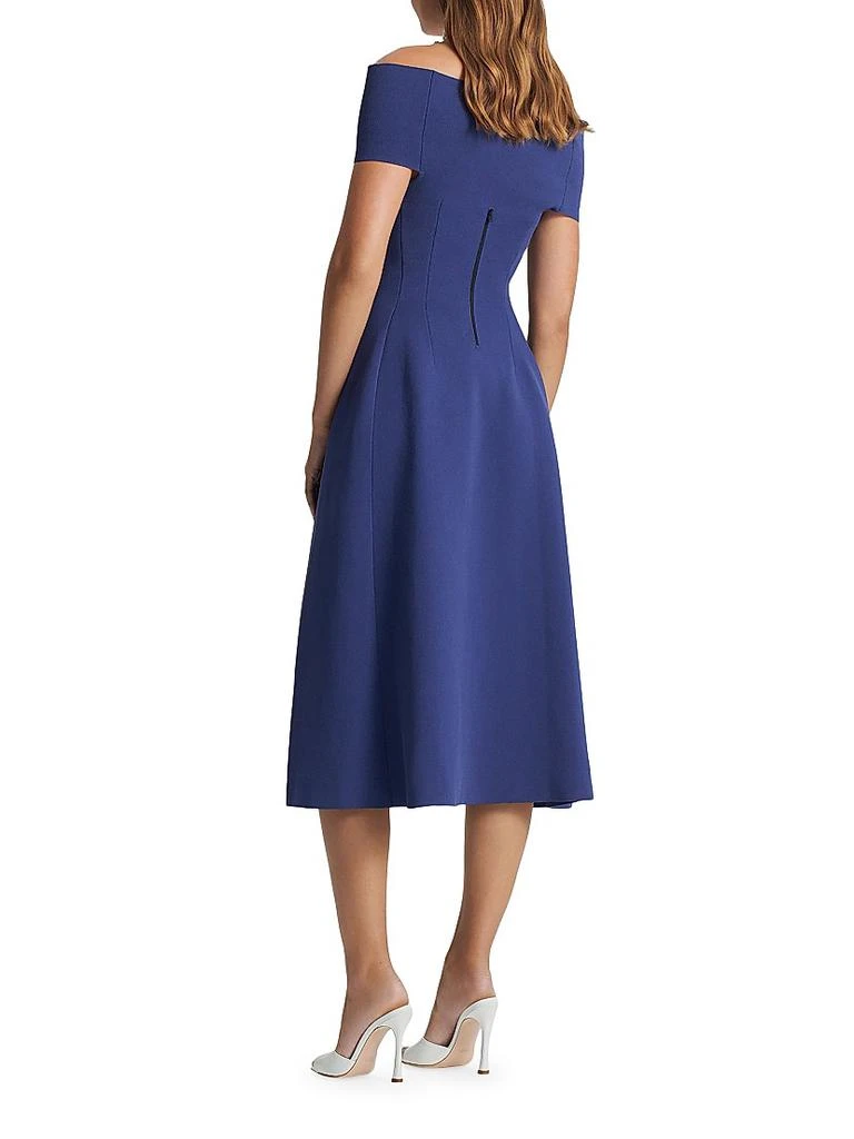 blue scanlan theodore dress Imelda Night Blue Long Sleeve Mini Dress main image 1