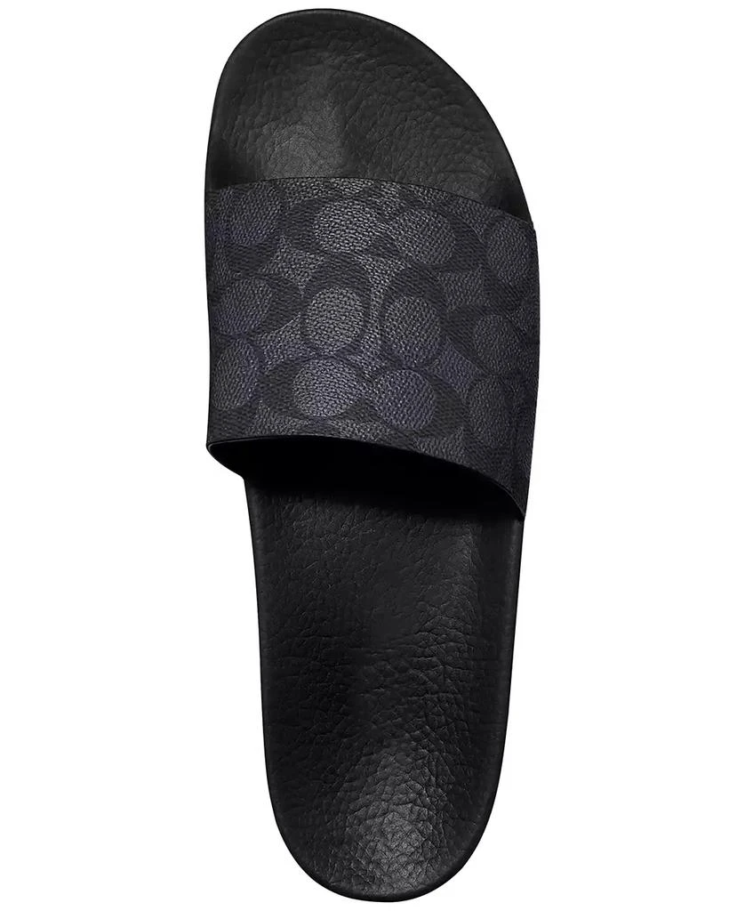 Coach Men's Signature Coated Canvas Pool Slide 9