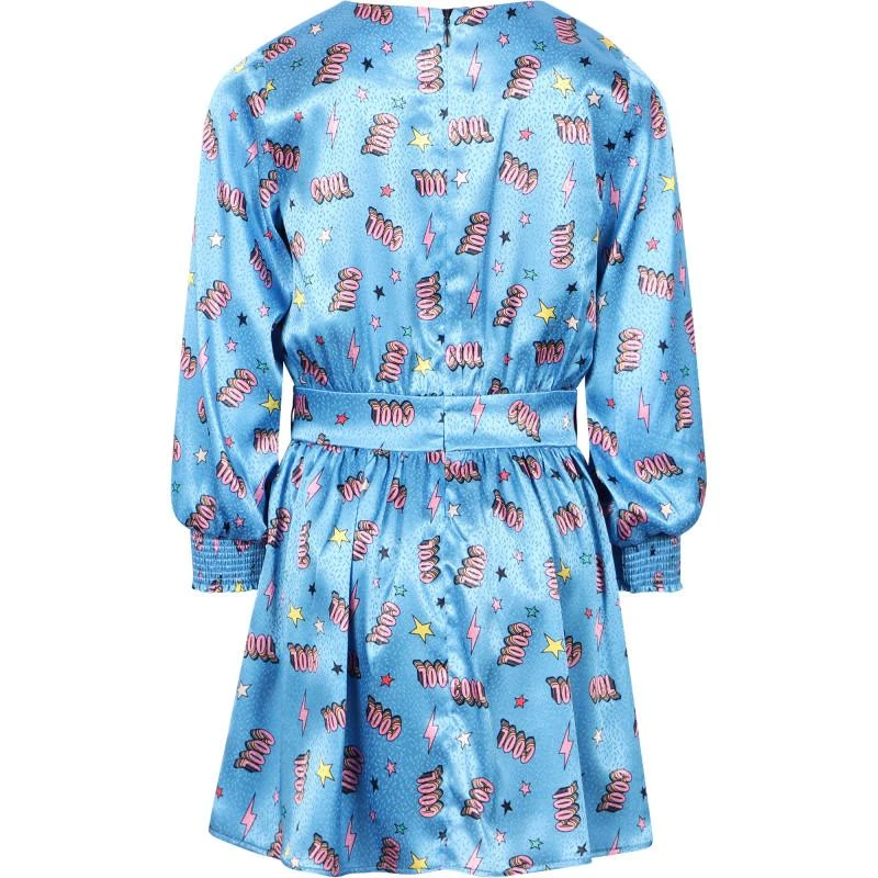Billieblush Cool print all over dress in blue 2