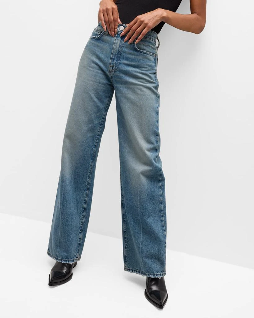 FRAME Le Jane Wide-Leg Jeans 6
