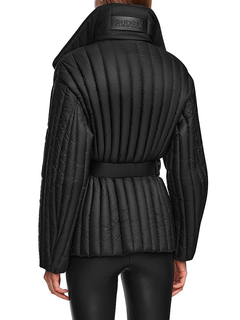 RUDSAK Ines T Quilted Down Shawl-Collar Jacket 5
