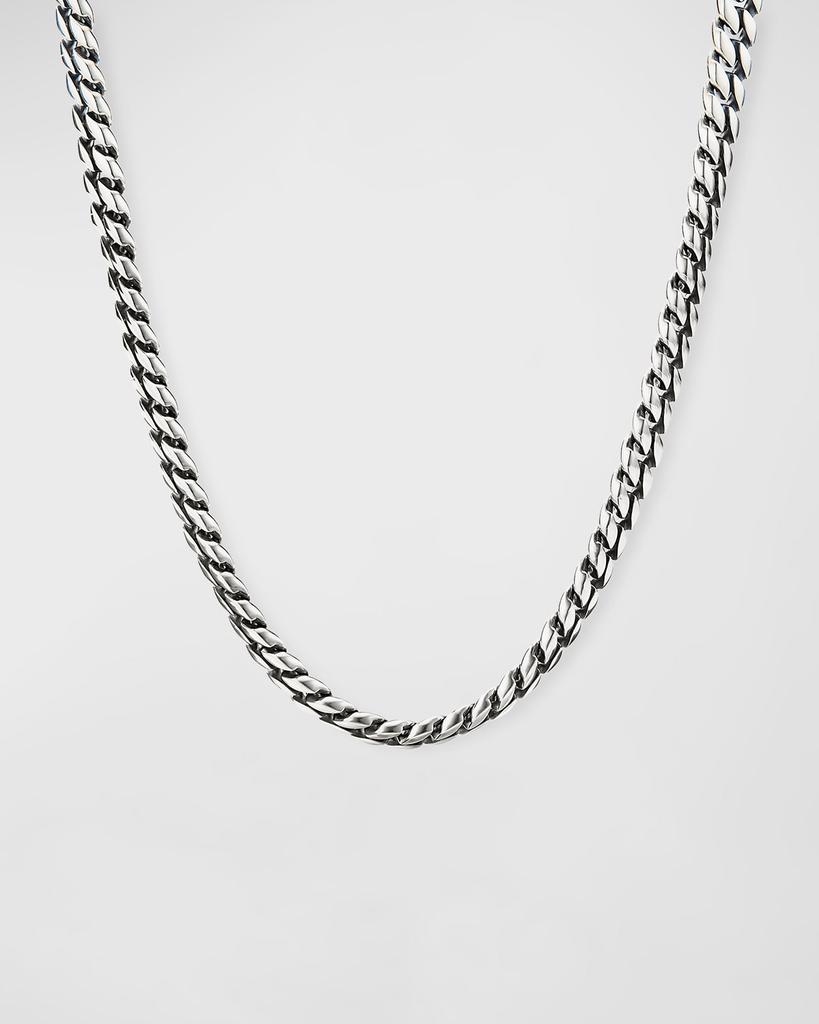 David Yurman 8mm Men's Curb Chain Necklace in Silver