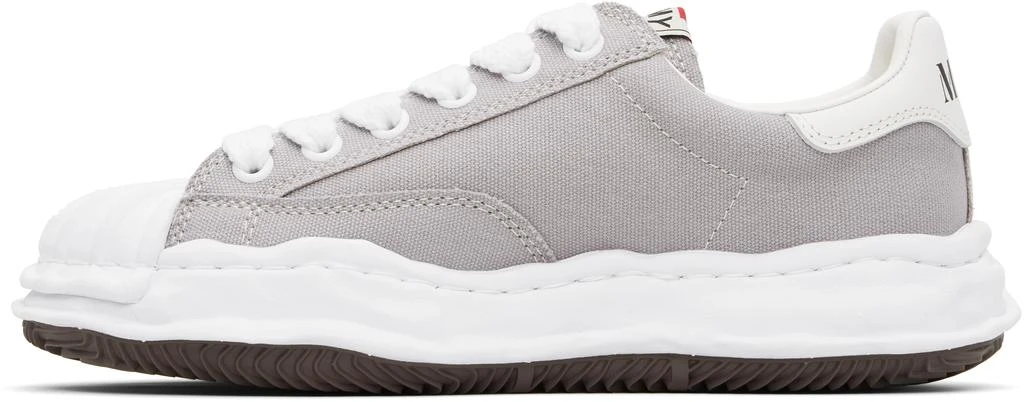 Maison MIHARA YASUHIRO Gray 'Blakey' OG Sole Canvas Sneakers 3