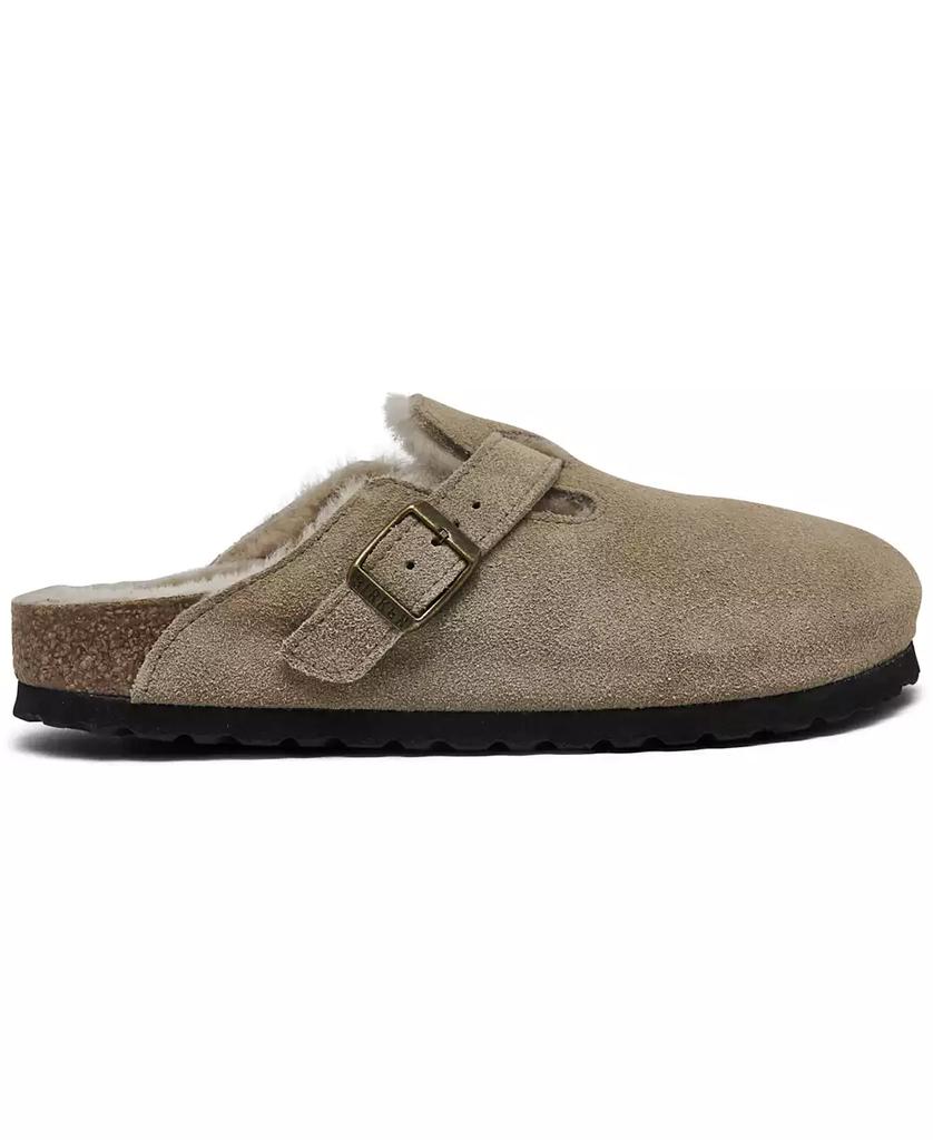 Birkenstock Women's Boston Shearling Suede Leather Clogs from Finish Line