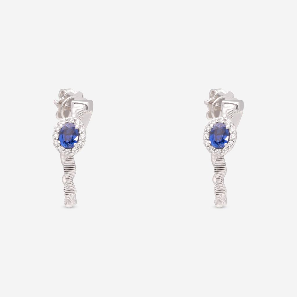 Giloro Giloro 18K White Gold Sapphire Drop Earrings 17193-43Z