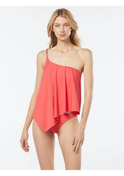 Michael Kors One Shoulder Tankini Top 1
