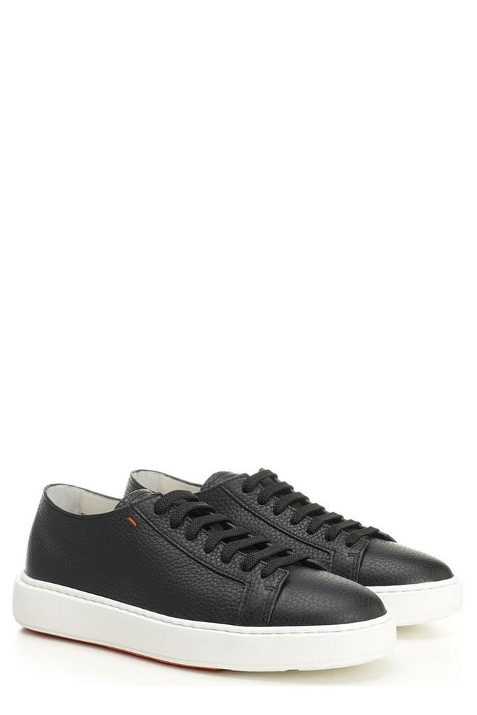 Santoni Santoni Round Toe Lace-Up Sneakers