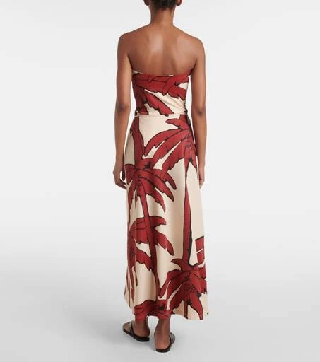 JOHANNA ORTIZ Palms Breath Of Life printed midi skirt 3