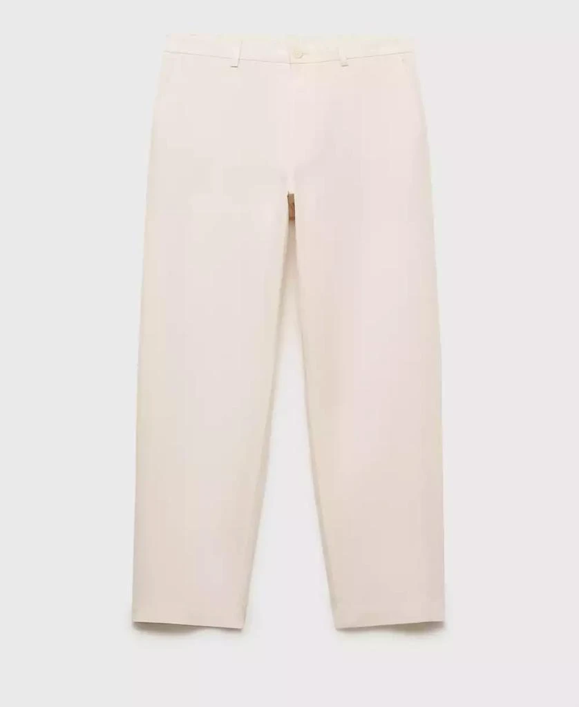Mango Men's Linen Lyocell Suit Pants 8