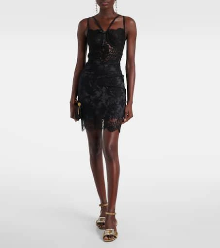 Dolce 
Gabbana Embellished velvet sandals 3