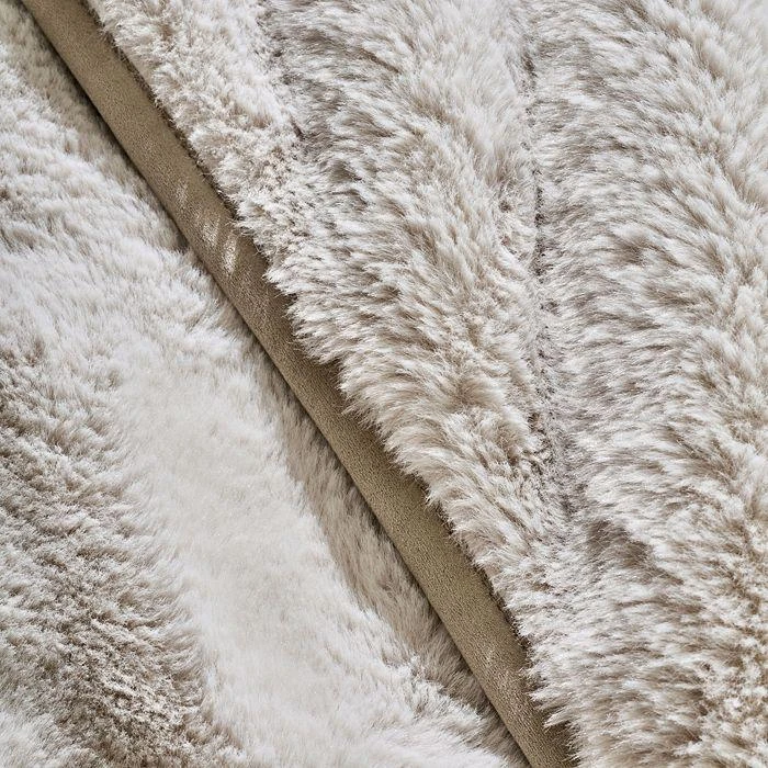 Hudson Rabbit Faux Fur Throw Blanket - Exclusive 10
