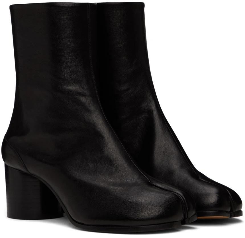 MAISON MARGIELA Black Tabi Ankle Boots 4
