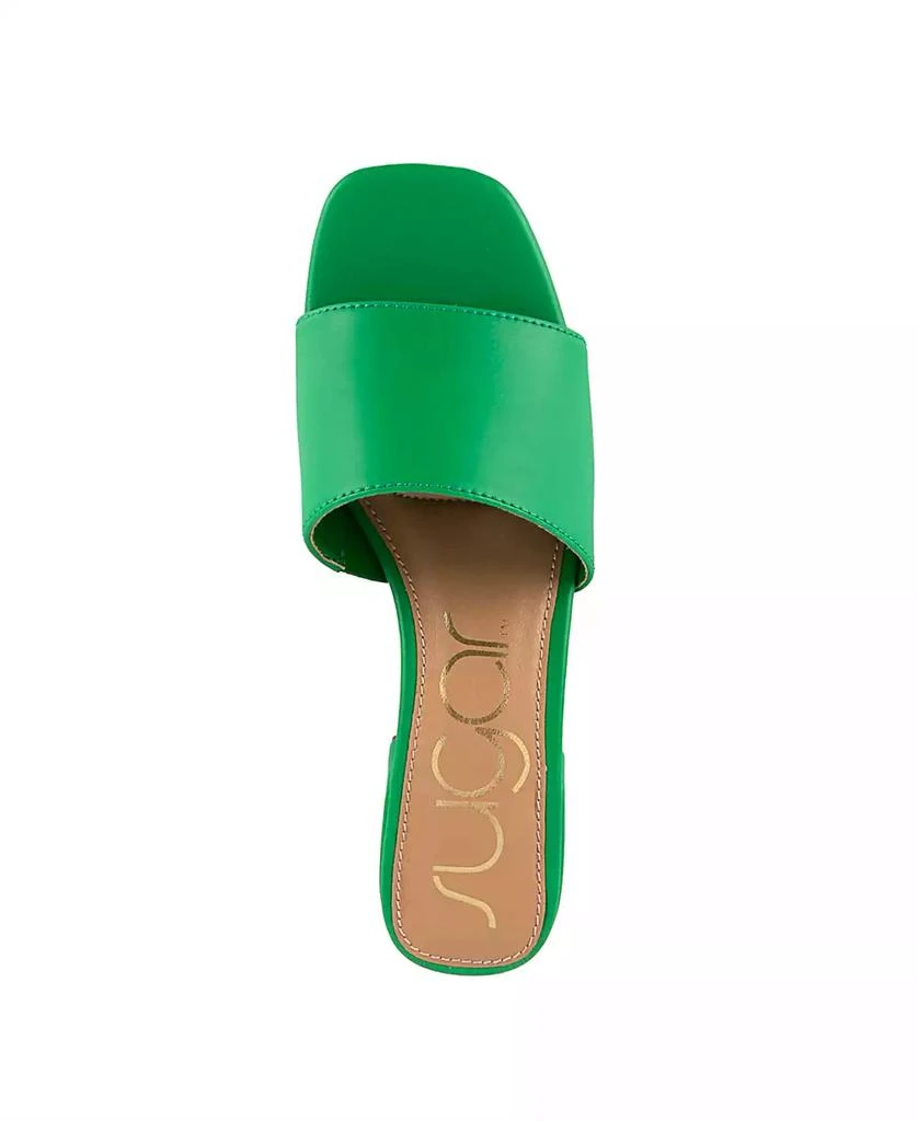 Sugar Women's Uniform 3 Slip-On Block Heel Sandals 4