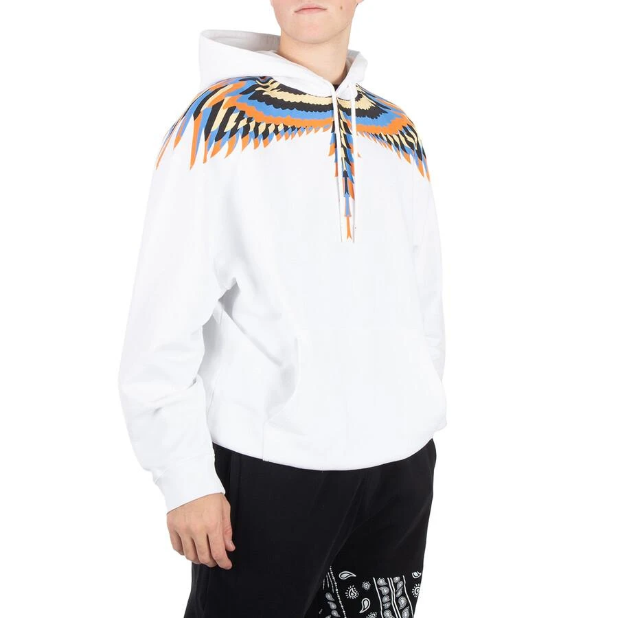 Marcelo Burlon Optical Wings Cotton Hoodie 2