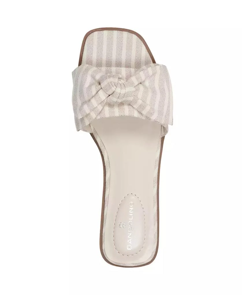 Bandolino Women's Violeta Bow Flat Slide Sandals 4