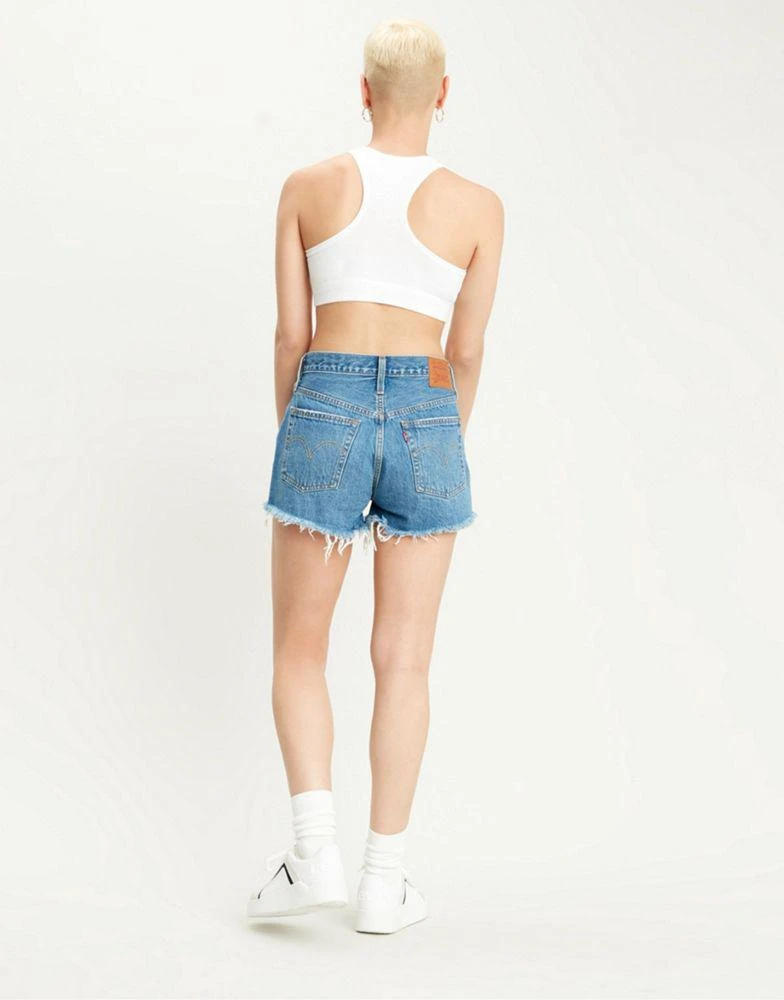 Levi's Levi's 501® original mid short raw hem in mid wash 3