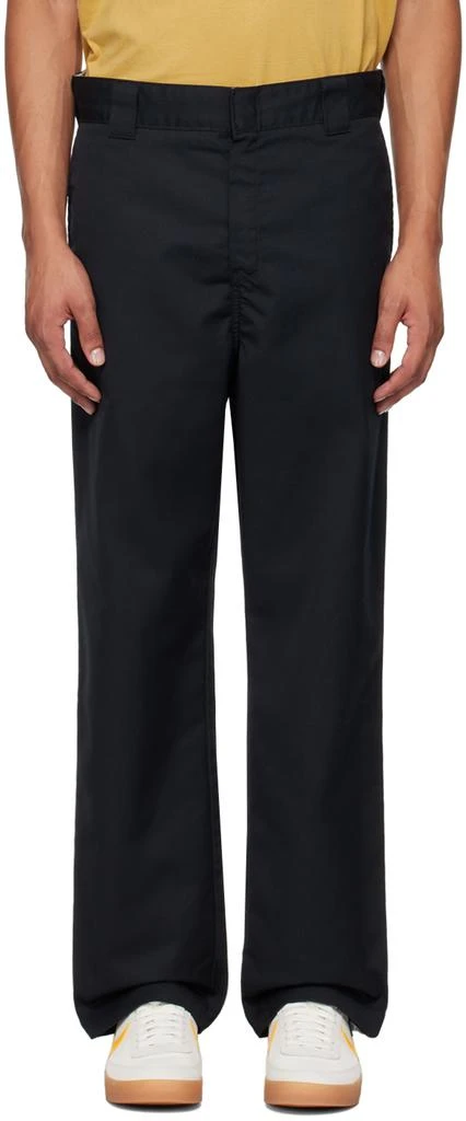 Carhartt WIP Black Craft Trousers 1