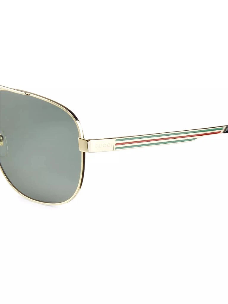 Gucci Politician 60MM Navigator Sunglasses 3