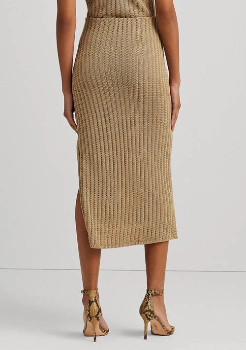 Ralph Lauren Ralph Lauren Rib Knit Linen Pencil Skirt 2