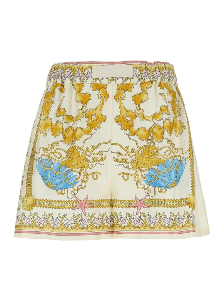 Versace Versace Barocco-Printed Elasticated Waistband Shorts 1