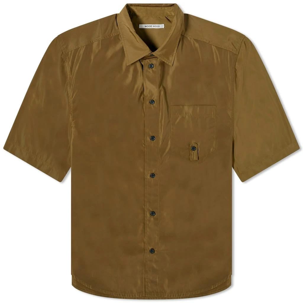 Wood Wood Wood Wood Yuko Tech Short Sleeve Shirt 1