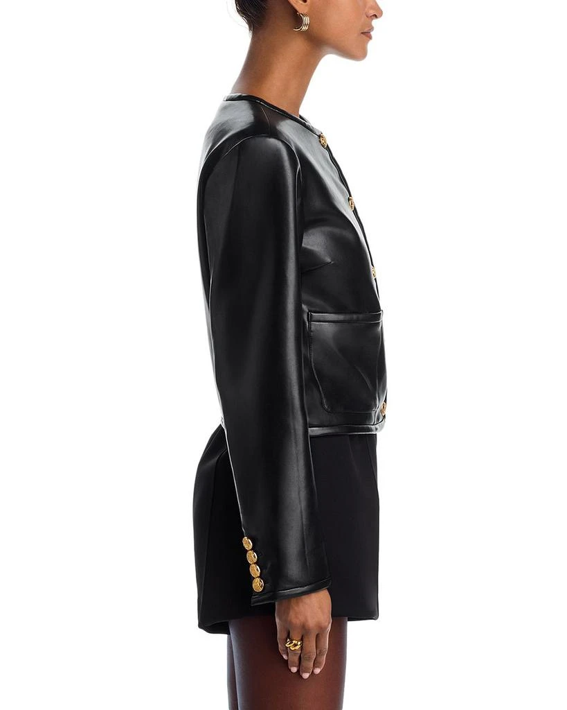 AQUA Faux Leather Jacket - Exclusive 5