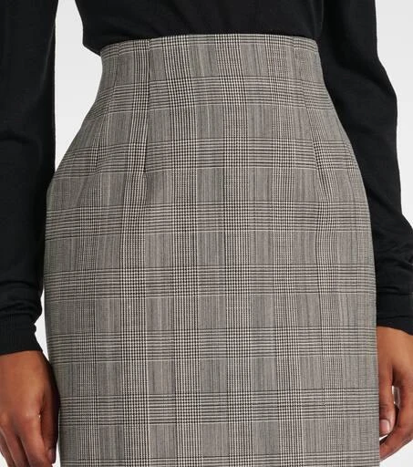 WARDROBE.NYC Prince of Wales check midi skirt 4