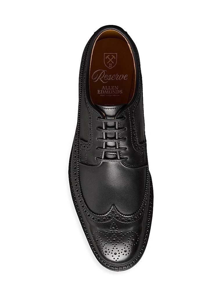Allen Edmonds Men's Mason Long Wing Derby Dress Shoes - Black - 10