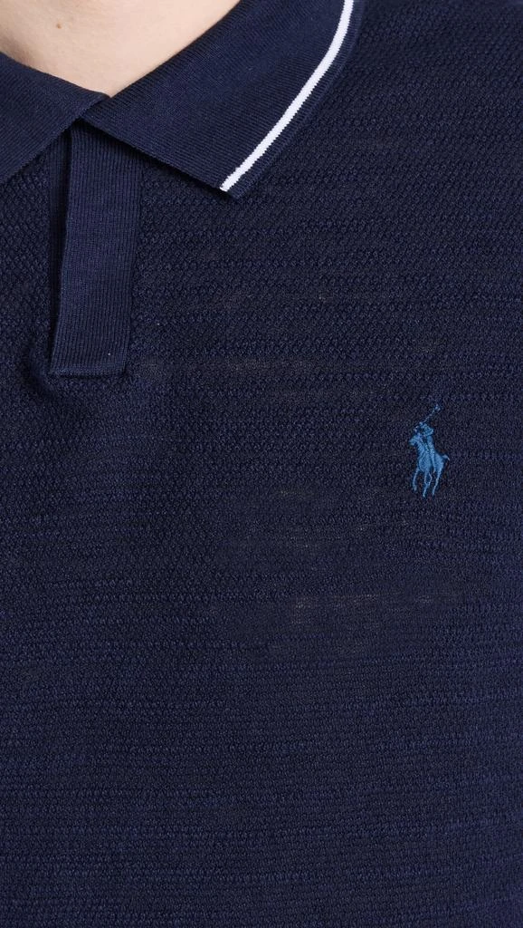 Ralph Lauren Cotton Linen Sweater Polo 5