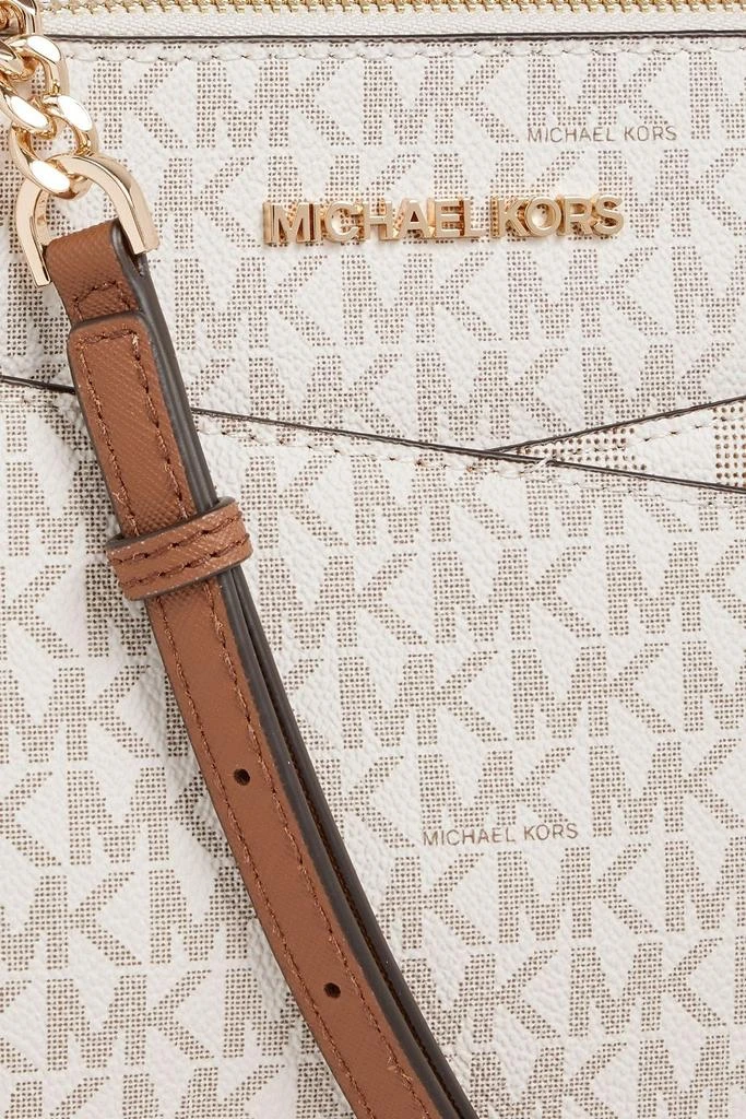Michael Kors Jet Set logo-print coated canvas shoulder bag 4