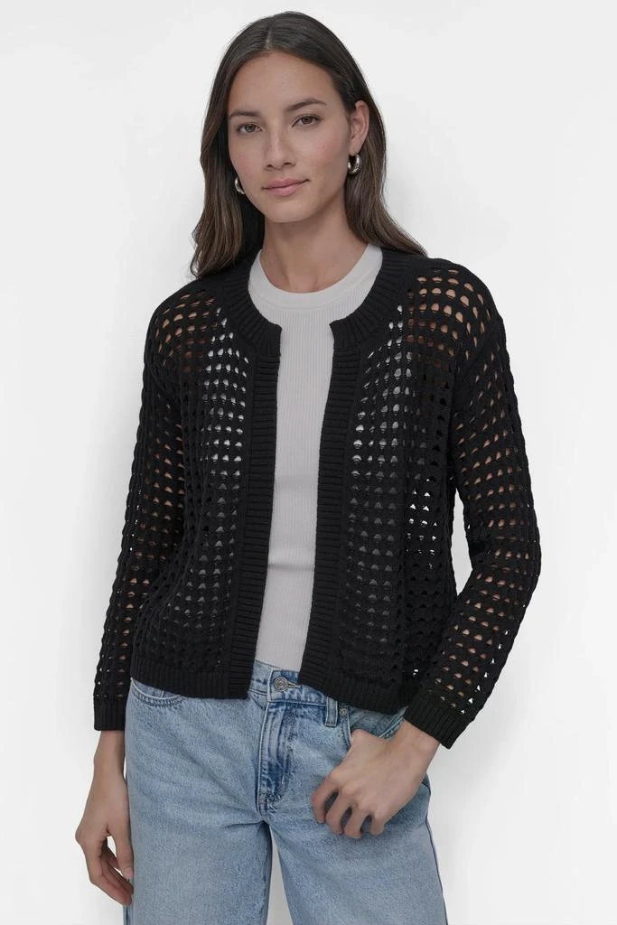 DKNY OPEN FRONT SWEATER 1