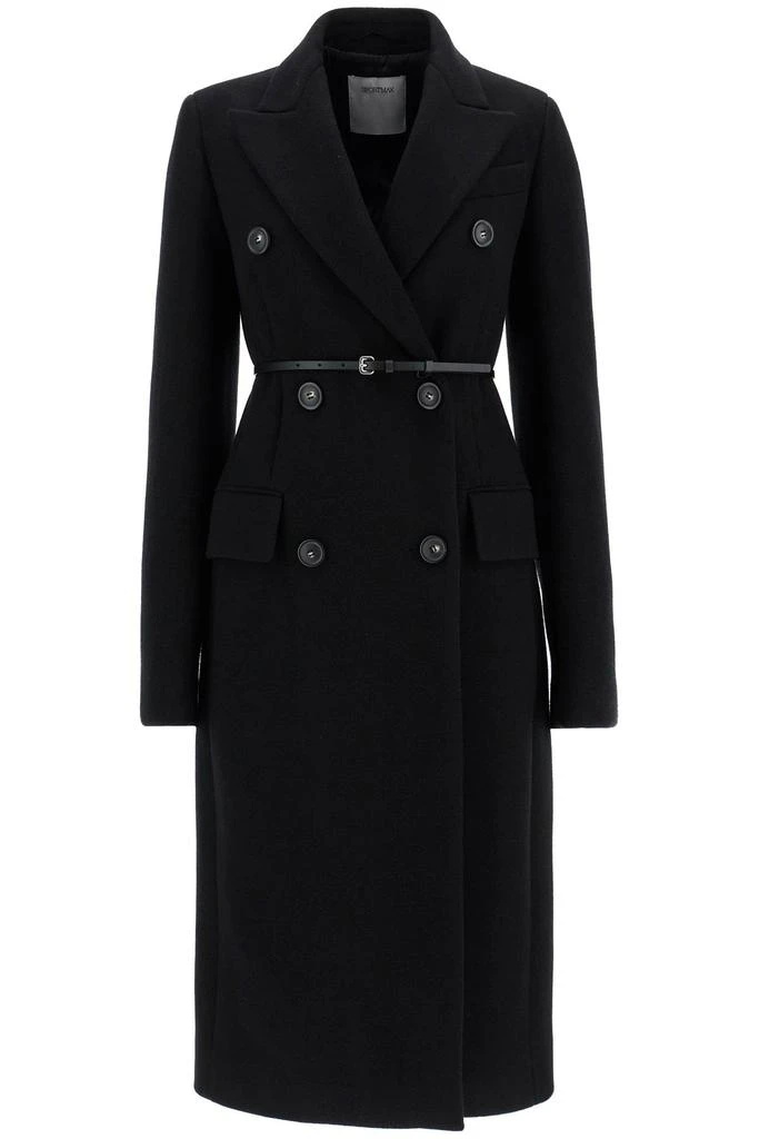 Max Mara Women's Mario Double Breasted Cashmere Coat Beige