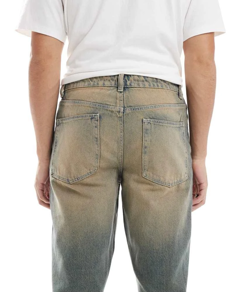 ASOS ASOS DESIGN slim jeans with heavy tint 4