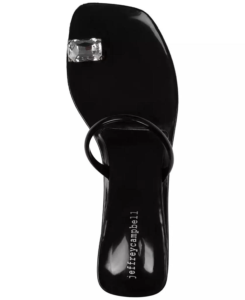 Jeffrey Campbell Balia Gemstome Embellished Flat Jelly Sandals 4