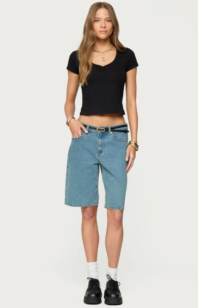 Edikted Katerina Henley T-Shirt 4