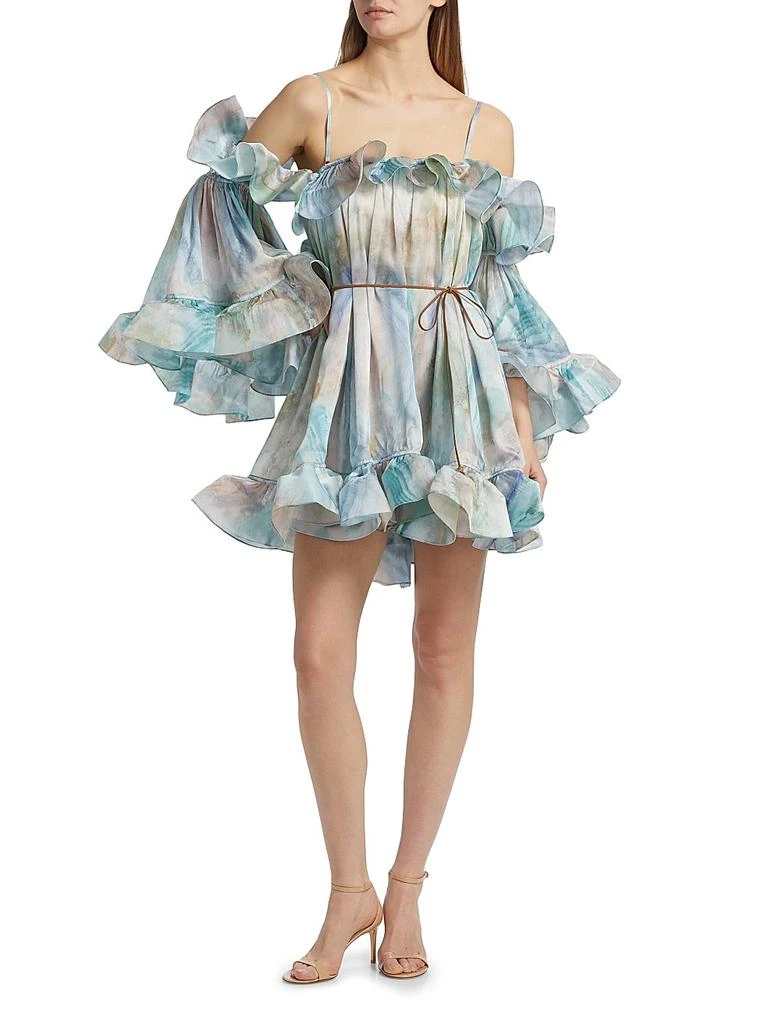 Zimmermann ​Illuminate Flounce Minidress 2