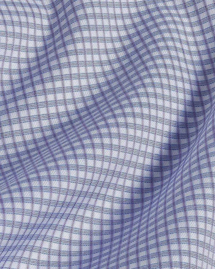 David Donahue Trim Fit Textured Dobby Check Dress Shirt 3