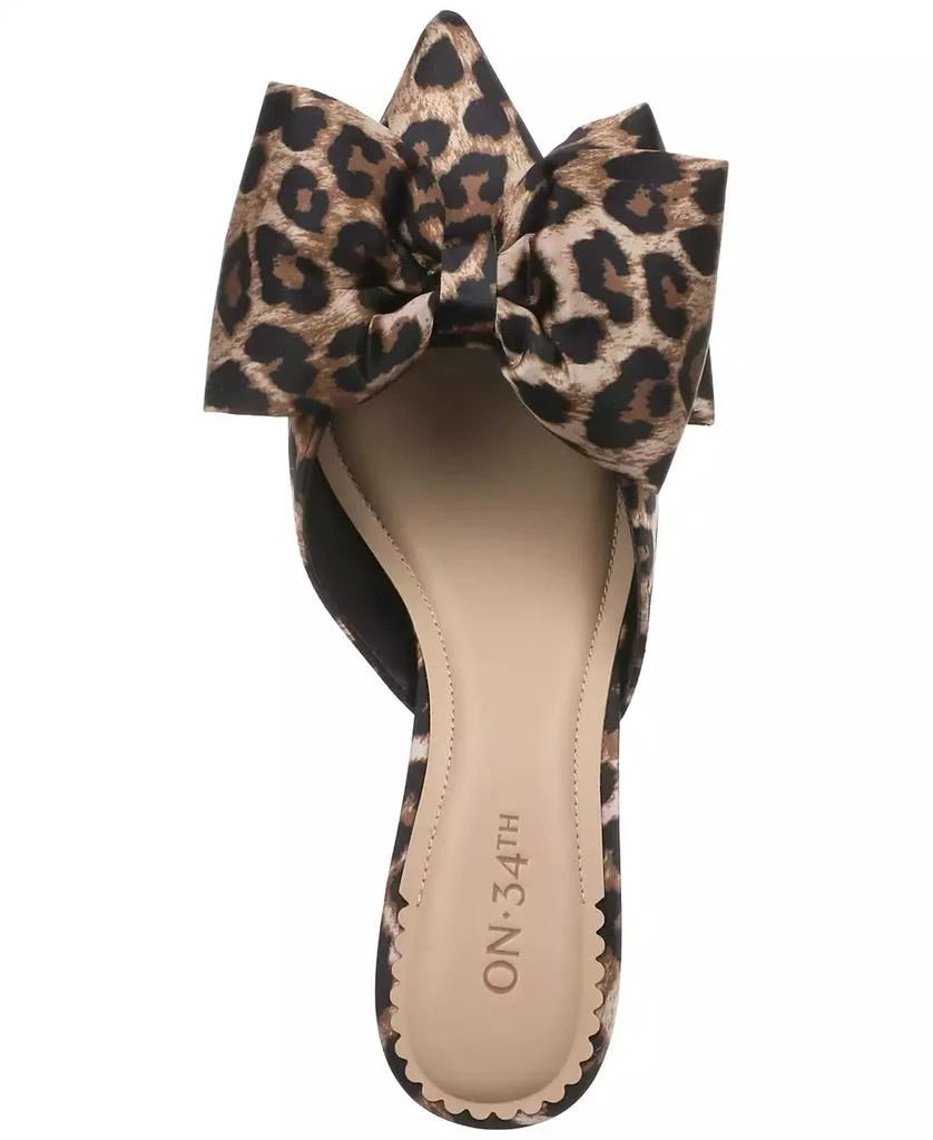 On 34th Alaynaa Pointed-Toe Bow Mule Pumps, Exclusively at Macy's 4