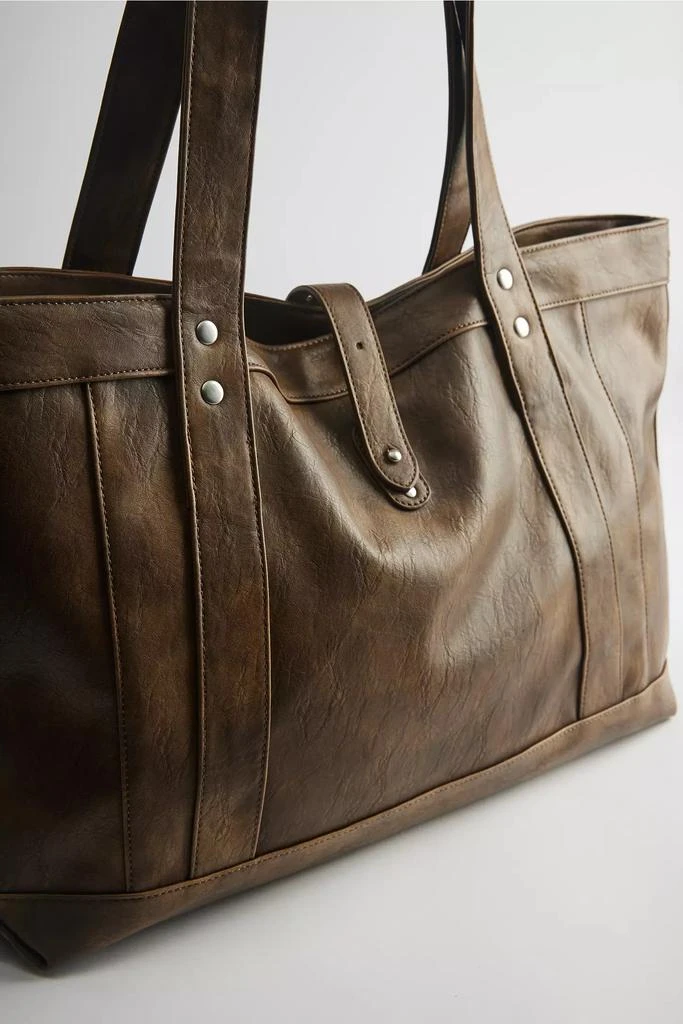 BDG BDG Washed Faux Leather Tote Bag 3