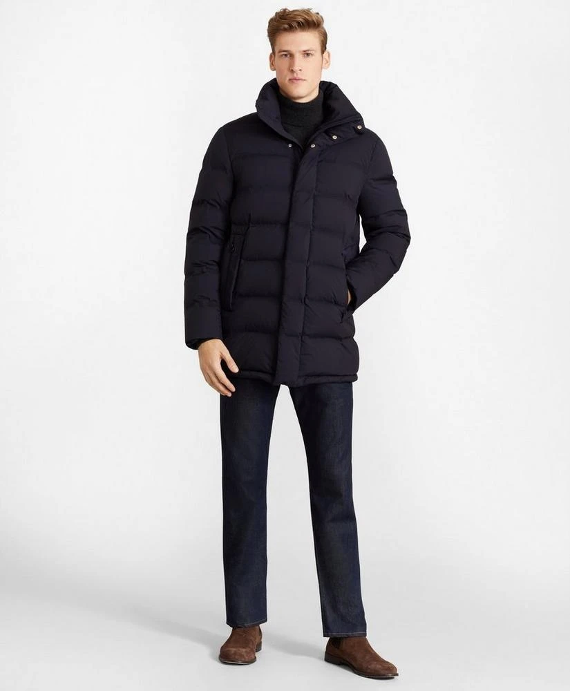 Brooks Brothers Quilted Down Long Puffer Coat 3